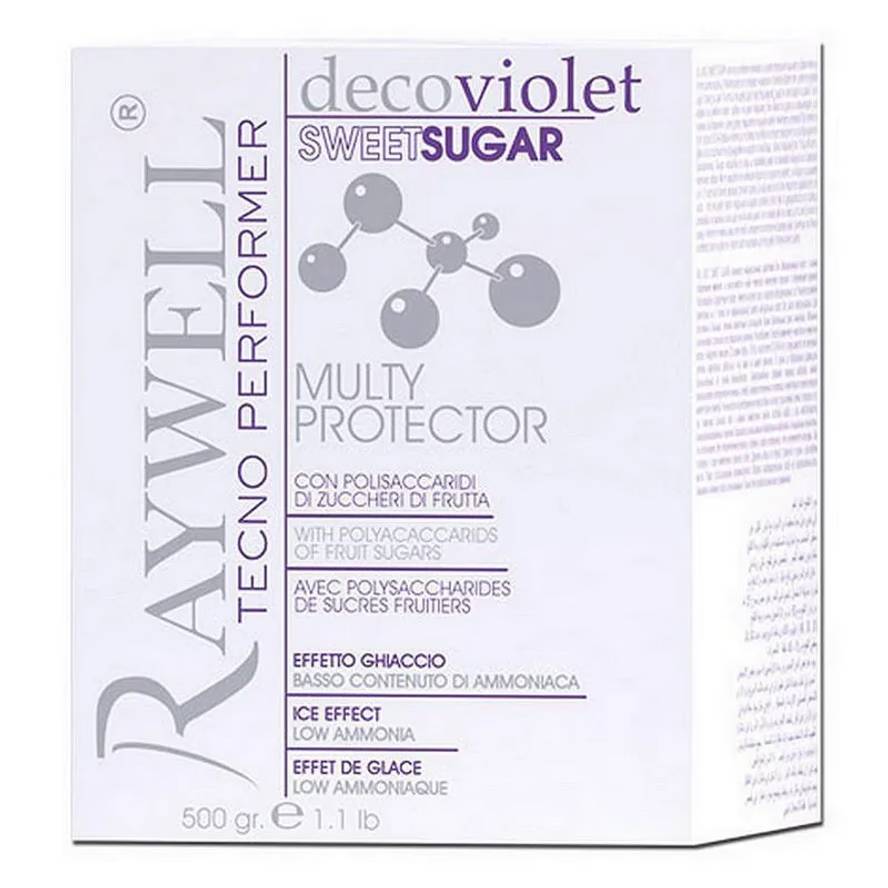 Raywell Deco Violet Sweet Sugar Фіолетова пудра для знебарвлення волосся