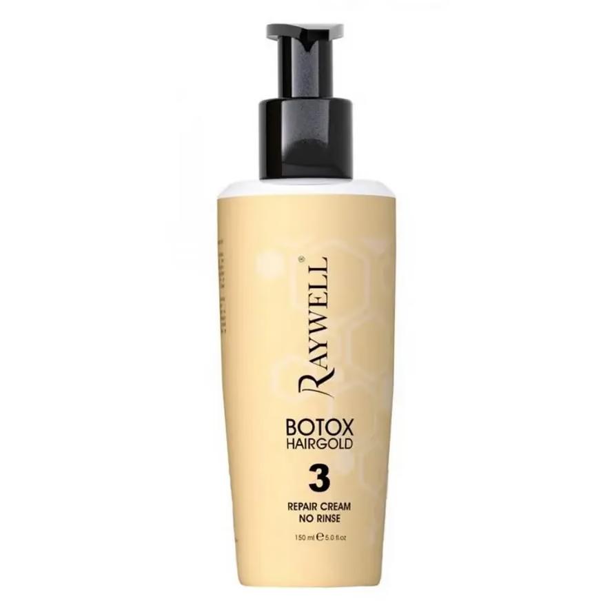 Raywell Botox Hairgold Repair Cream No Rinse Крем для відновлення волосся 150 мл.
