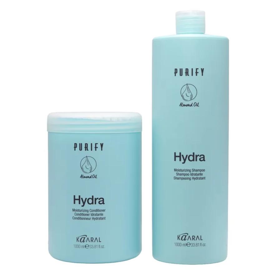 Kaaral Purify Hydra Kit 2x1000 ml Набір для зволоження волосся (шампунь+кондиціонер) 2х1000 мл.