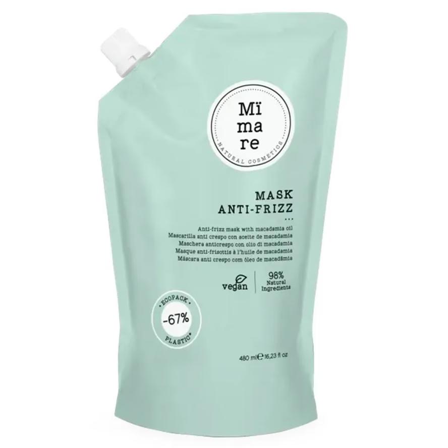 Mimare Anti-Frizz Mask Маска розгладжуюча для волосся з маслом макадамії 480 мл [UA]