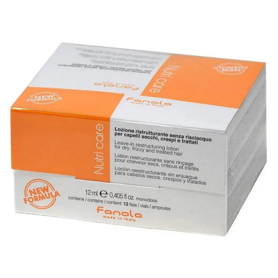Fanola Nutry Care Leave-In Restructuring Lotion Лосьон в ампулах для реструктуризации сухих волос 12х12 мл. [RU]