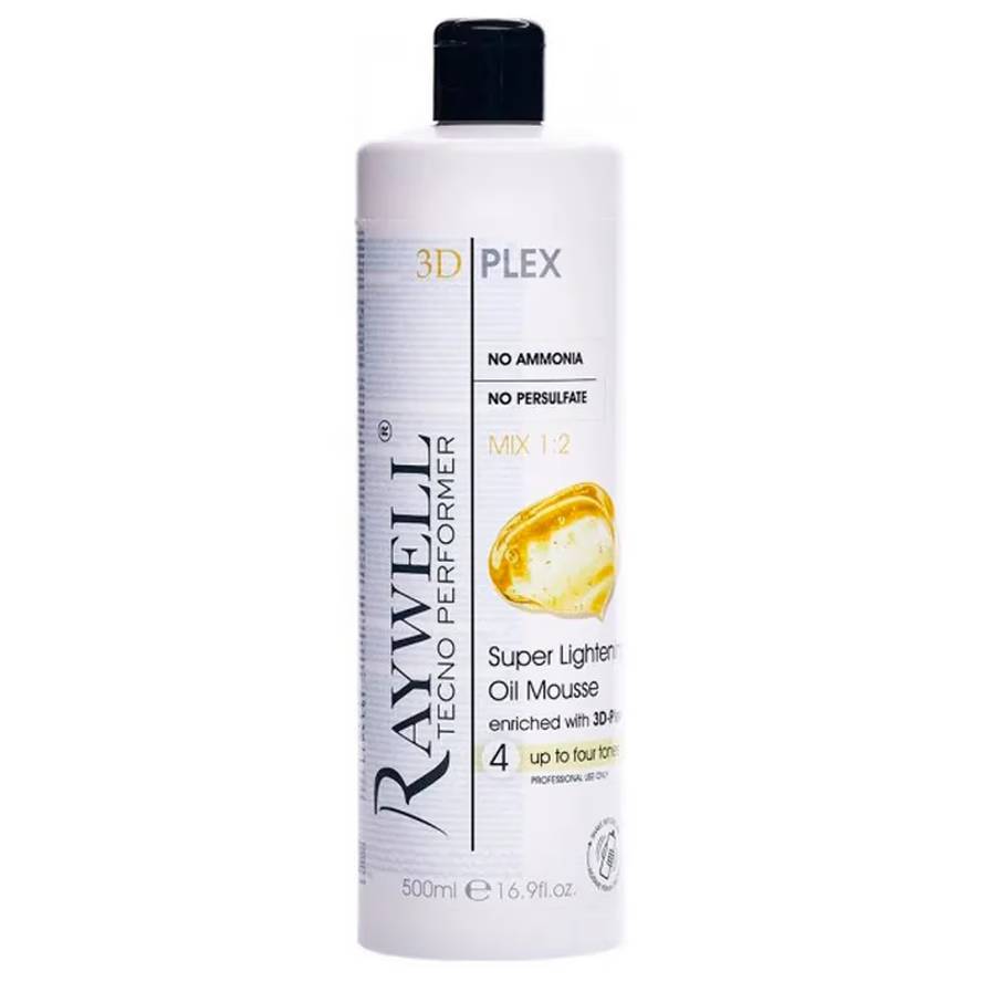 Raywell 3D Plex Supe Lightening Oil Mousse Олія-мус для освітлення волосся