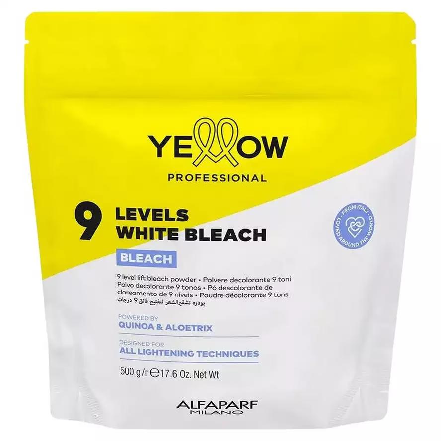 Yellow Bleach 9 Levels Осветляющая пудра для волос до 9-ти тонов 500 гр.