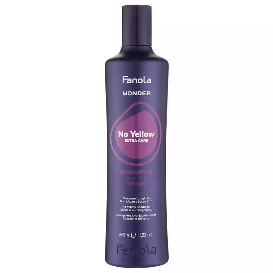 Fanola Wonder No Yellow Extra Care Shampoo Шампунь для волос с антижелтым эффектом 350 мл.