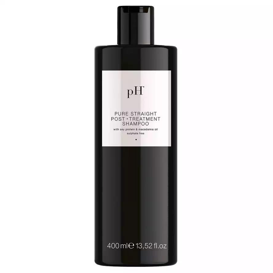 pH Laboratories Pure Straight Post Treatment Shampoo Безсульфатный шампунь для гладкости выпрямленных волос 400 мл.