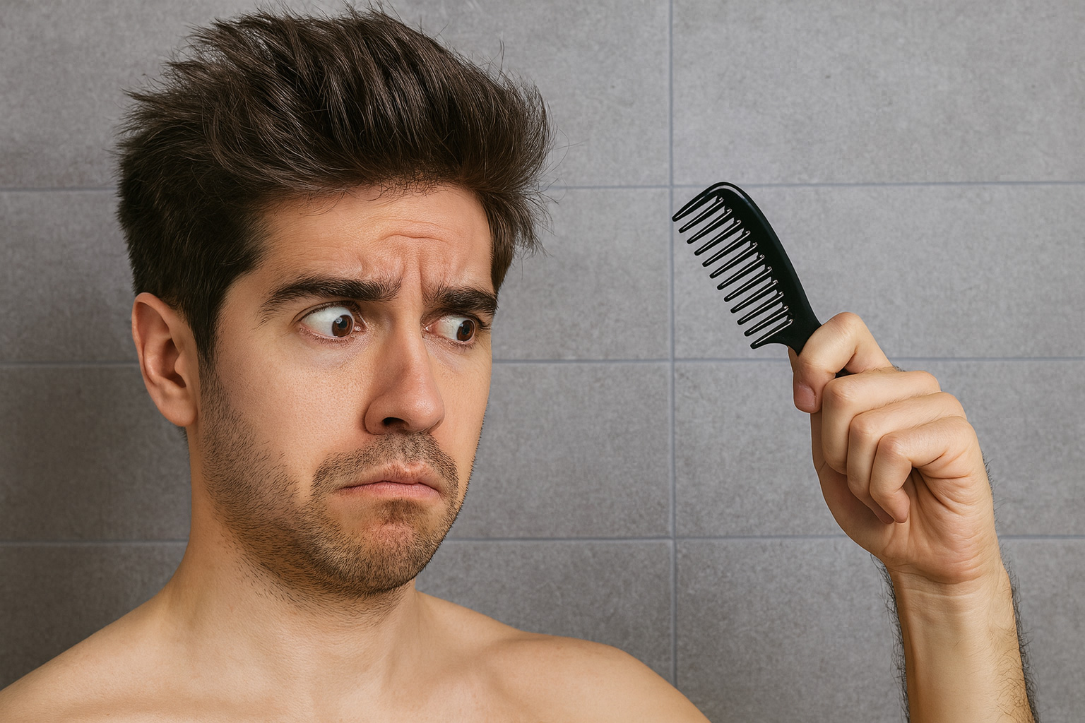 Акуратне розчісування та вибір гребінця для чоловіків