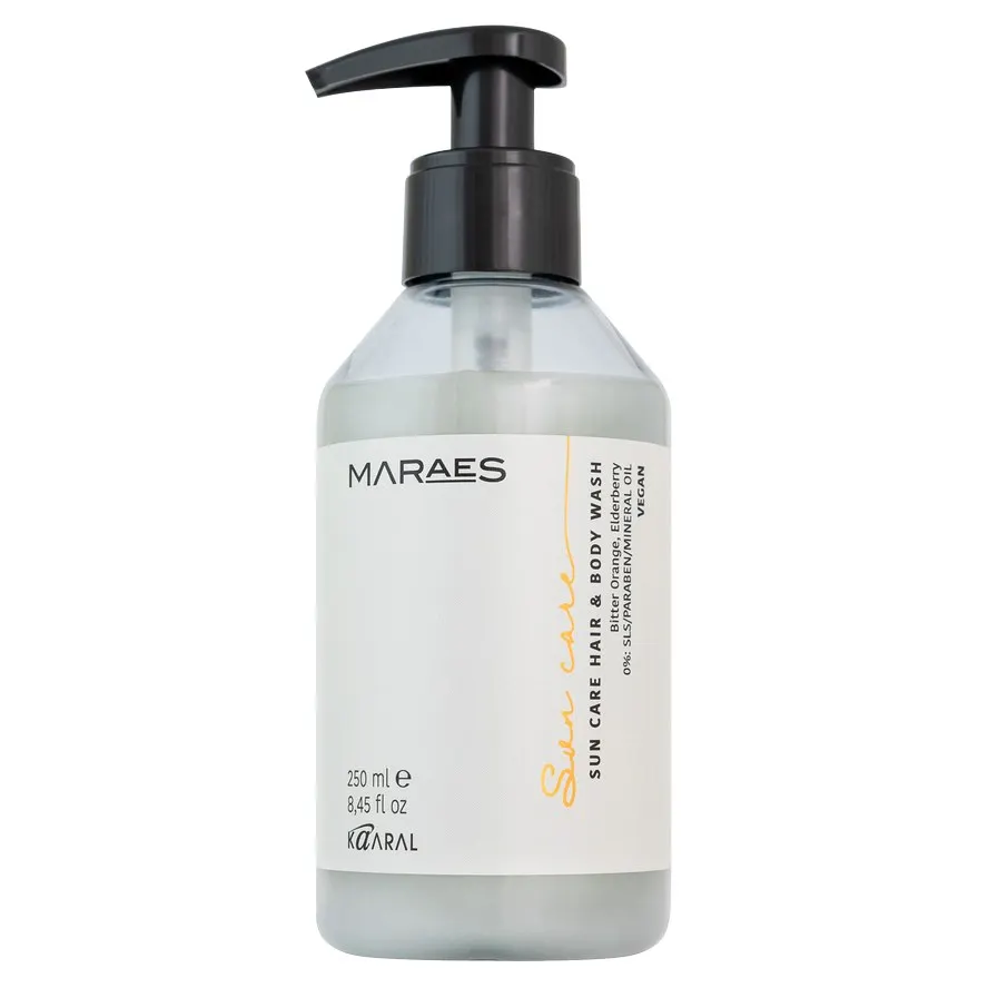 Kaaral Maraes Vegan Sun Care Hair & Body Wash Шампунь 2 в 1 для тіла та волосся після засмаги 250 мл.
