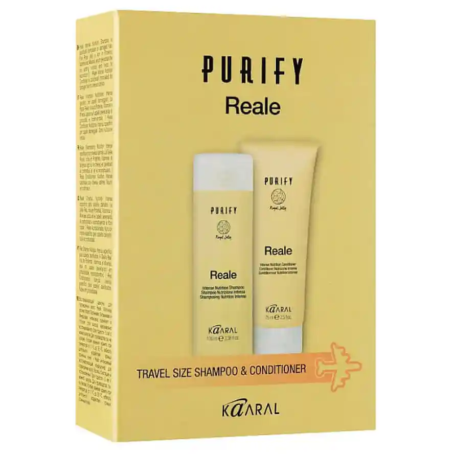 Kaaral Purify Reale Travel Kit Набор для восстановления волос 100/75 мл.