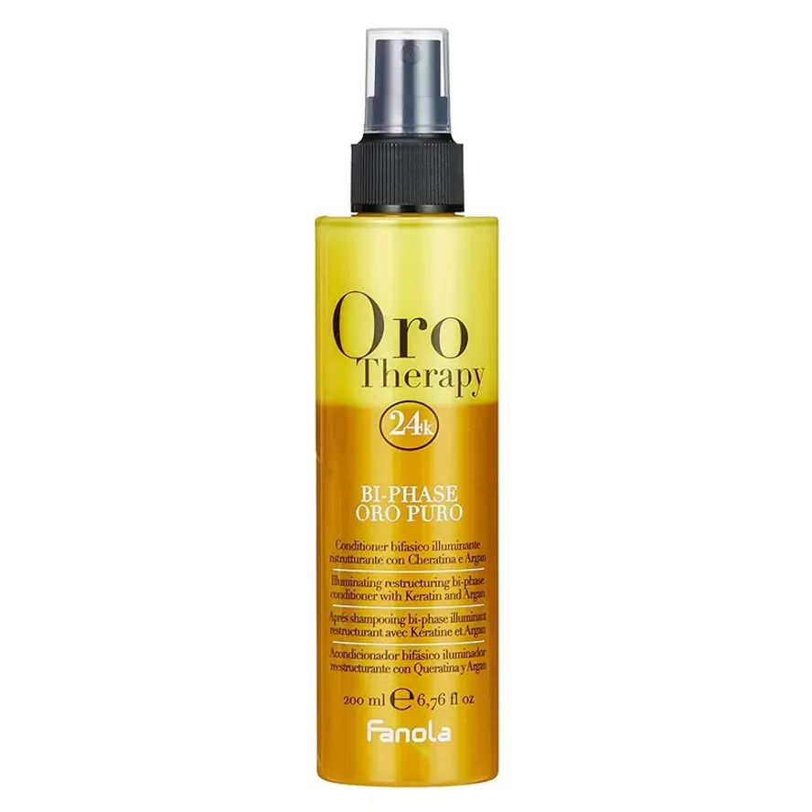 Fanola Oro Therapy Bi-Phase Oro Puro Двофазний спрей з кератином