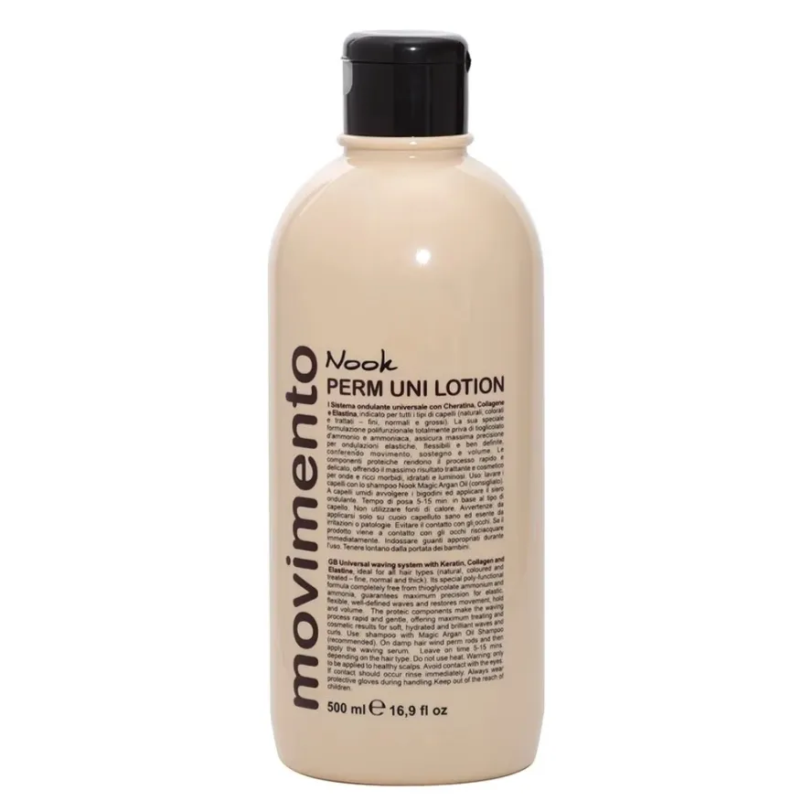 Nook Movimento Perm Uni Lotion Лосьон для завивки без аммиака с кератином и коллагеном