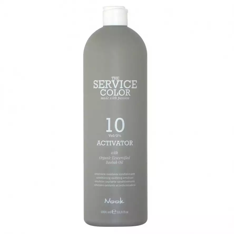 Nook The Service Color Activator 3% Окислювач для волосся 1000 мл.