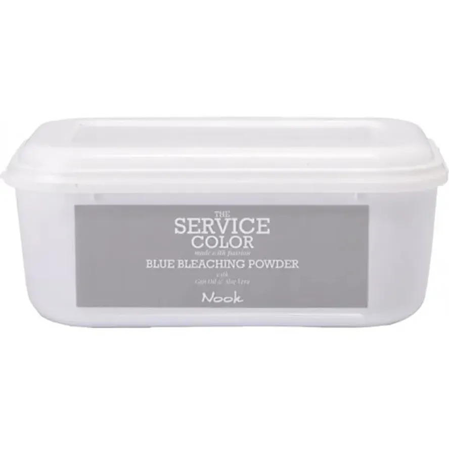 Nook The Service Color Blue Bleaching Powder Пудра осветляющая Голубая