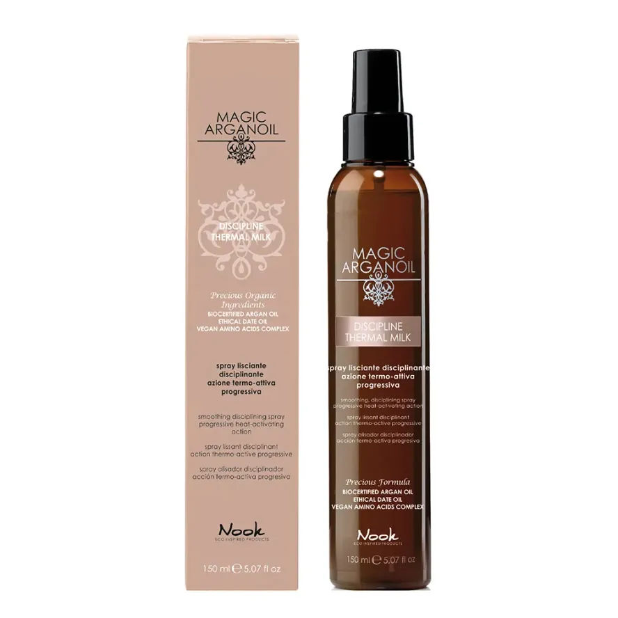 Nook Magic Arganoil Discipline Thermal Milk Термозахисне молочко-спрей для гладкості волосся