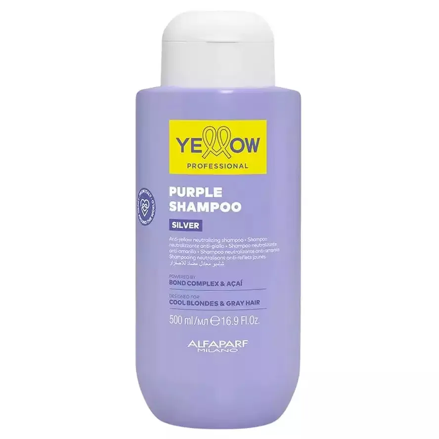 Yellow Silver Purple Shampoo Шампунь для волос с антижелтым эффектом