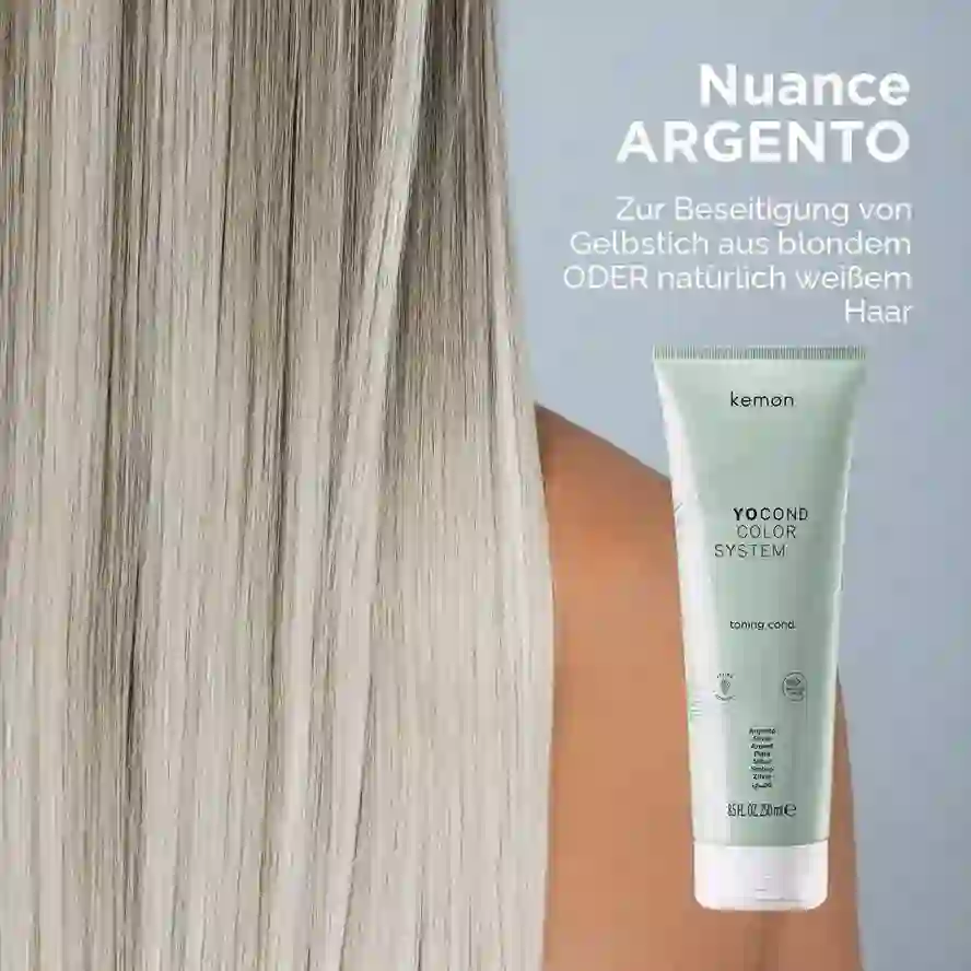 Kemon Yo Cond Color System Argento Тонуючий кондиціонер для волосся (срібний) 250 мл. (2)