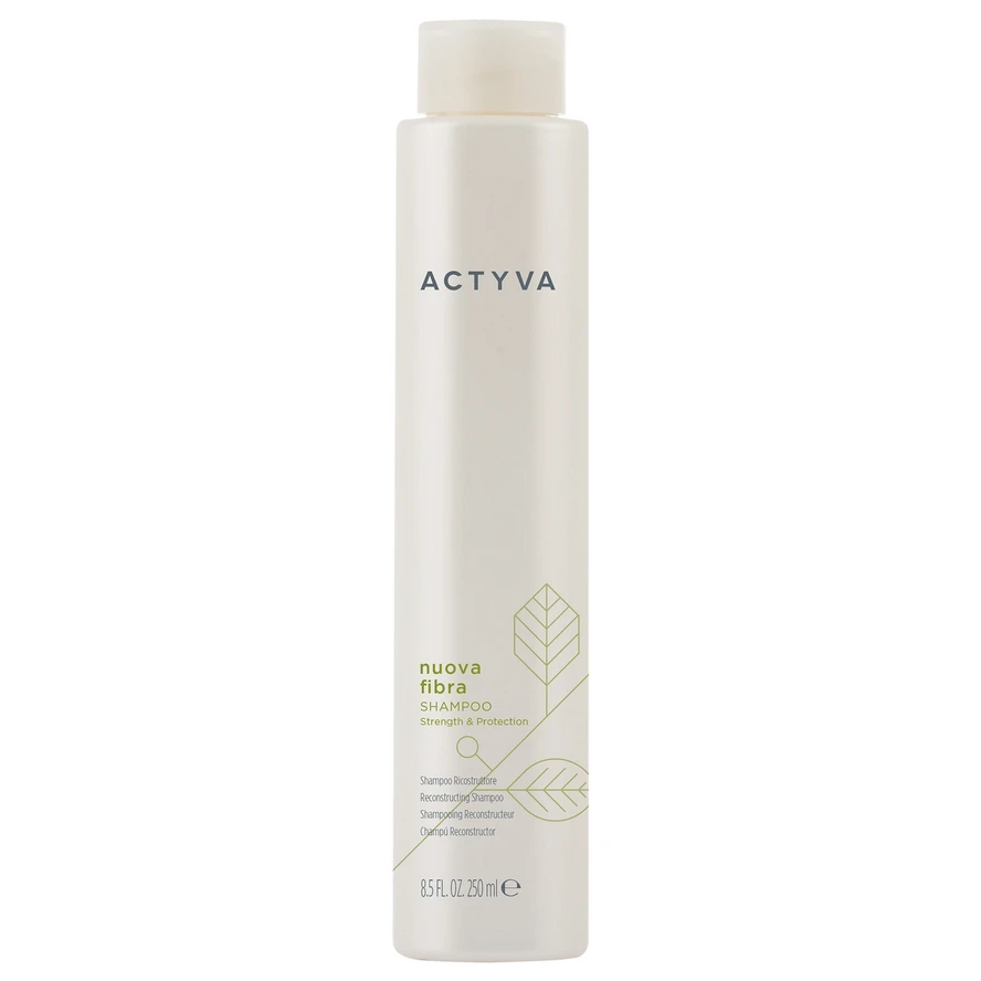 Kemon Actyva Nuova Fibra Shampoo Восстанавливающий шампунь для поврежденных волос 250 мл.