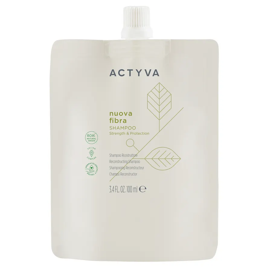 Kemon Actyva Nuova Fibra Shampoo Восстанавливающий шампунь для поврежденных волос