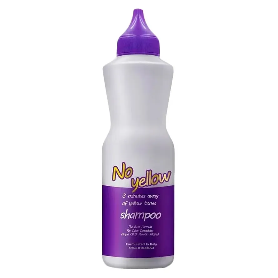 Clever Hair Cosmetics Argan Oil & Keratin No Yellow Shampoo Шампунь для волос с антижелтым эффектом