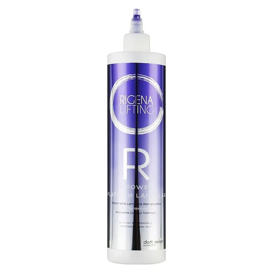 Dott. Solari Rigena Lifting R-Power Platinum Lamellar Treatment Засіб для відновлення волосся