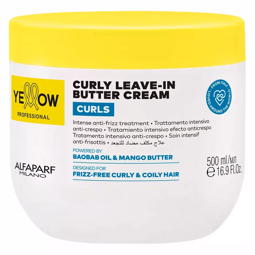 Yellow Curls Curly Leave-In Butter Cream Несмываемый крем для вьющихся волос 500 мл.