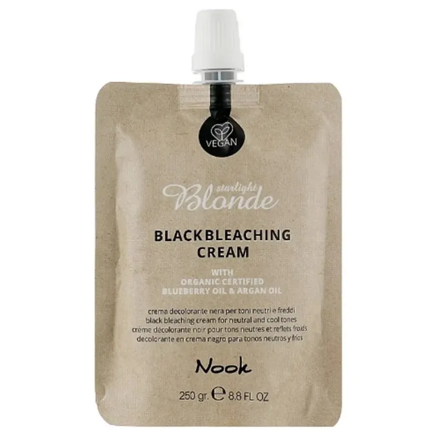 Nook Black Bleaching Cream Осветляющий крем для волос Черный