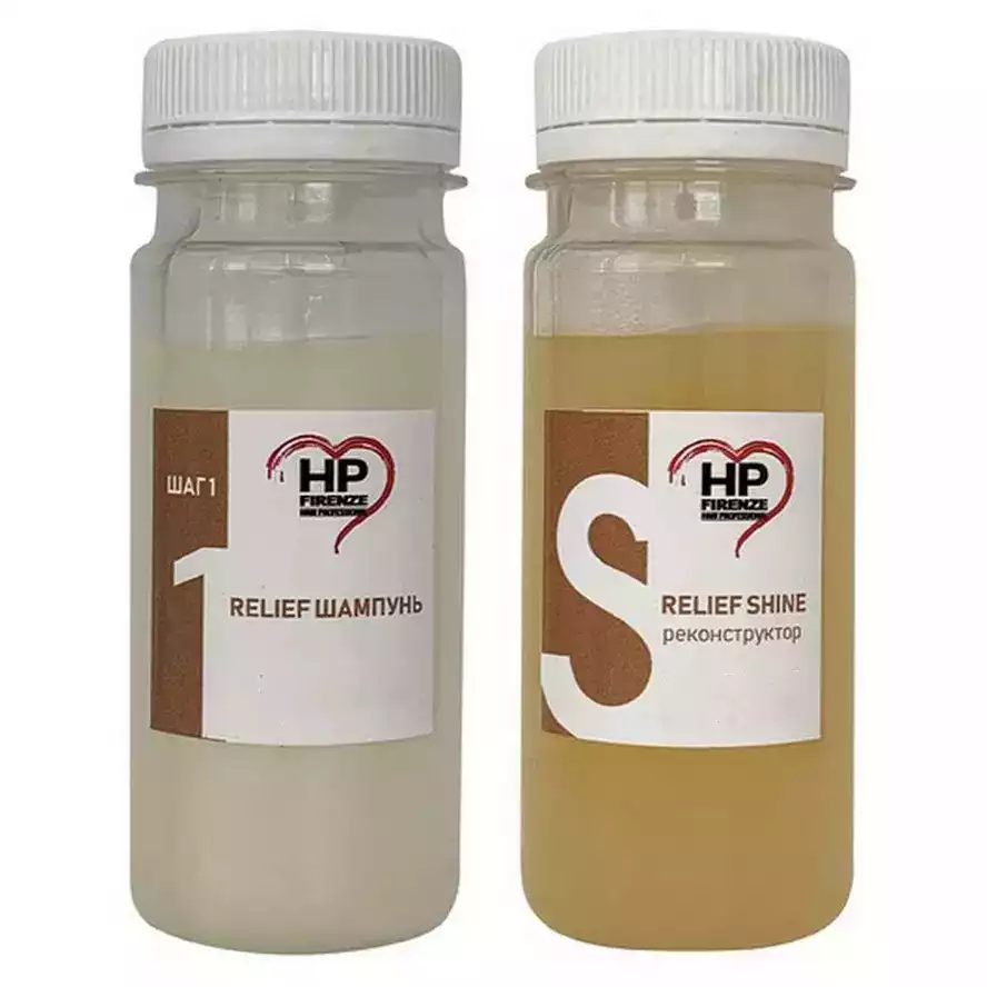HP Firenze Relief Shine Kit Набір для зволоження та реконструкції волосся з кератином і колагеном