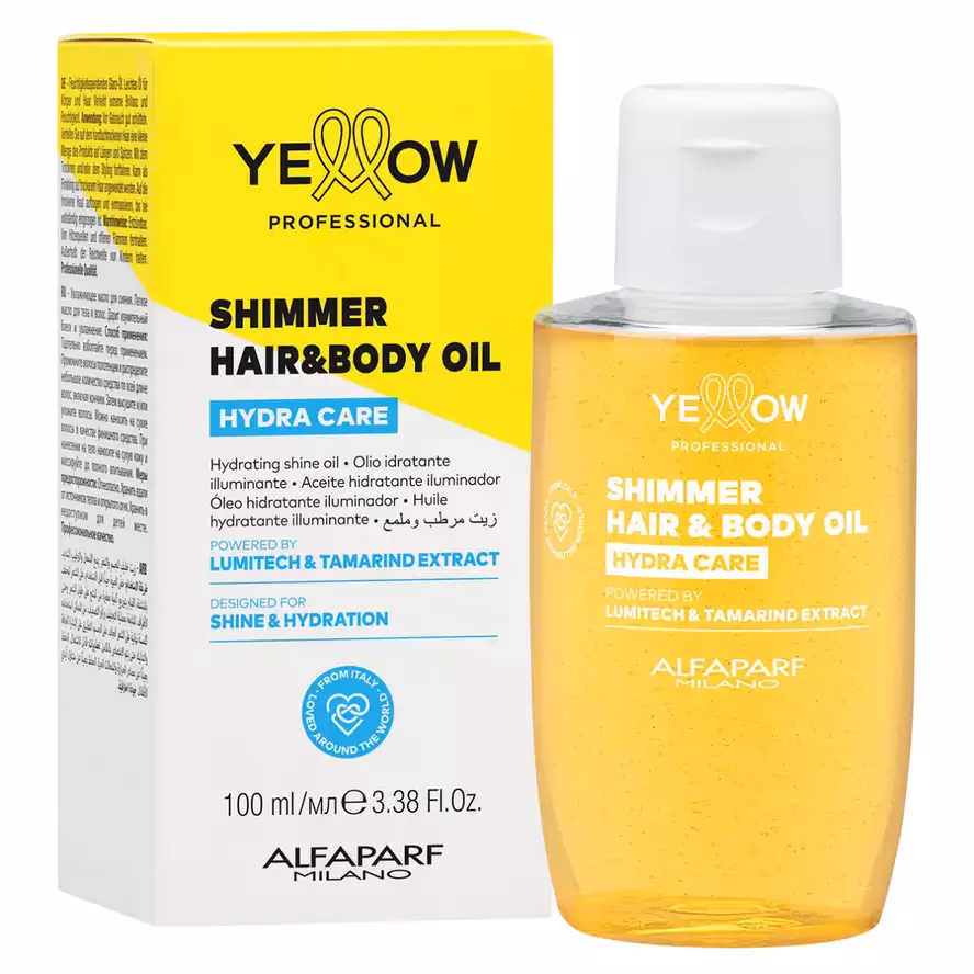 Yellow Hydra Care Shimmer Hair&Body Oil Масло для увлажнения волос и тела