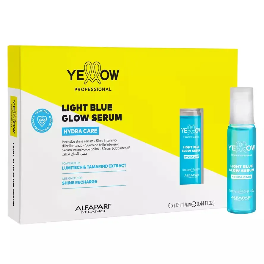 Yellow Hydra Care Light Blue Glow Serum Сироватка в ампулах для зволоження волосся