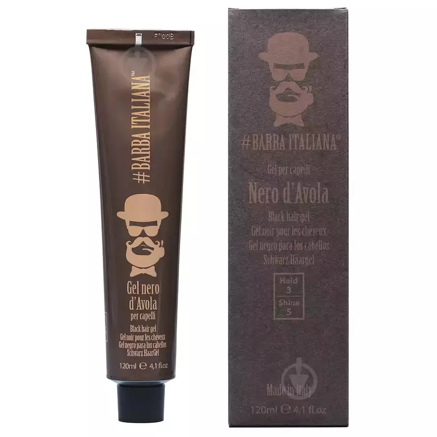 Barba Italiana D'avola Black Hair Gel Гель для волосся