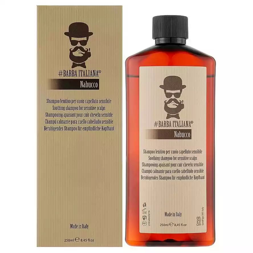 Barba Italiana Nabucco Soothing Shampoo Шампунь для чутливої шкіри голови 250 мл.