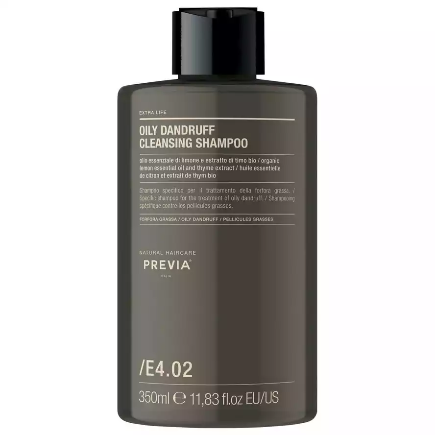 Previa Extra Life Dandruff Oily Cleansing Shampoo Шампунь очищающий против жирной перхоти 350 мл.