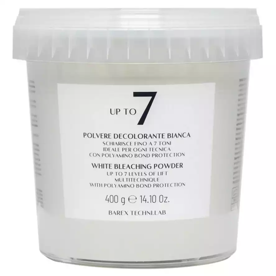 Barex Italiana Techni.Lab White Bleaching Powder Пудра обесцвечивающая белая (до 7 уровней)