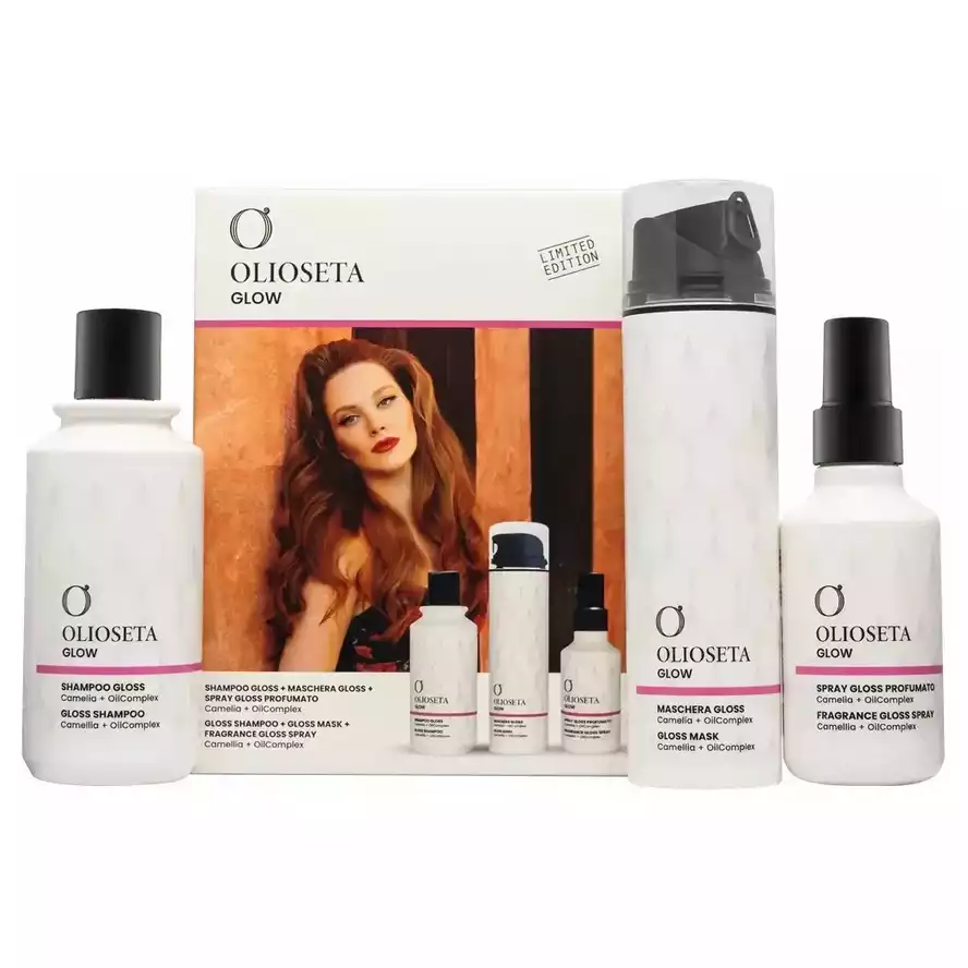 Barex Italiana Olioseta Glow Set Набір для блиску волосся 250/200/150 мл.