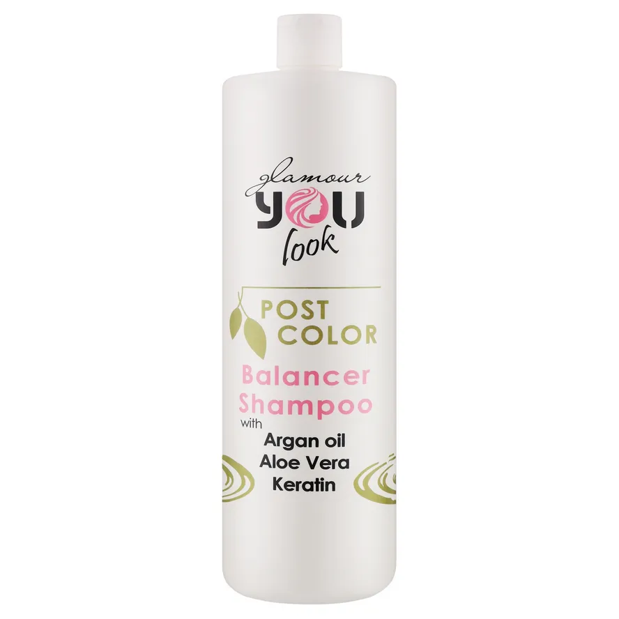 You Look Glamour Post Color Balancer Shampoo Шампунь із кислим pH для волосся після фарбування 1000 мл.