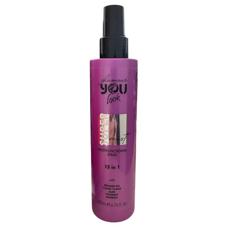 You Look Glamour Super Mist 15 in 1 Multifunctional Spray Багатофункціональний зволожувальний захисний спрей 200 мл.
