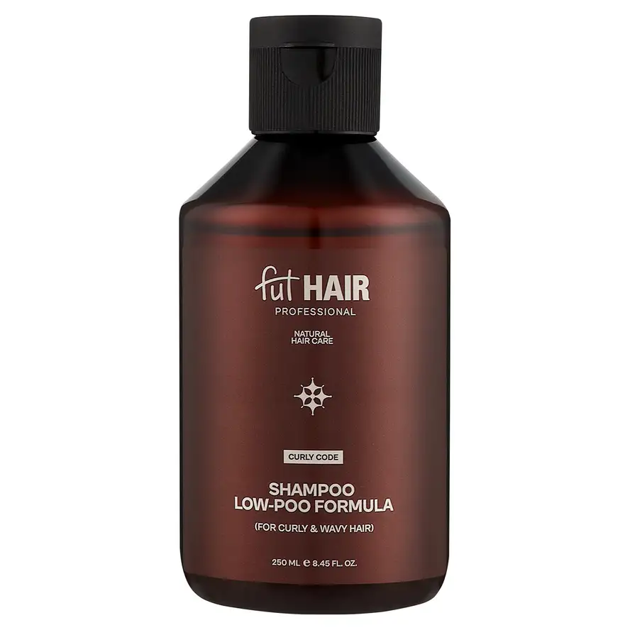 FutHair Professional Curly Code Low-Poo Formula Shampoo Зміцнюючий безсульфатний шампунь для волосся