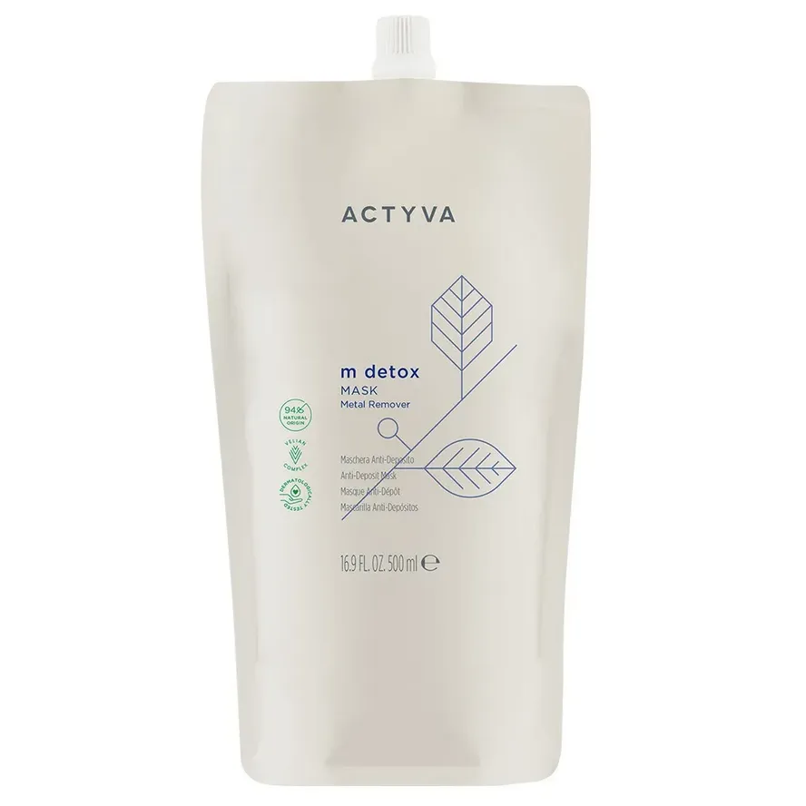 Kemon Actyva M Detox Metal Remover Mask Маска для запобігання накопиченню металів у волоссі