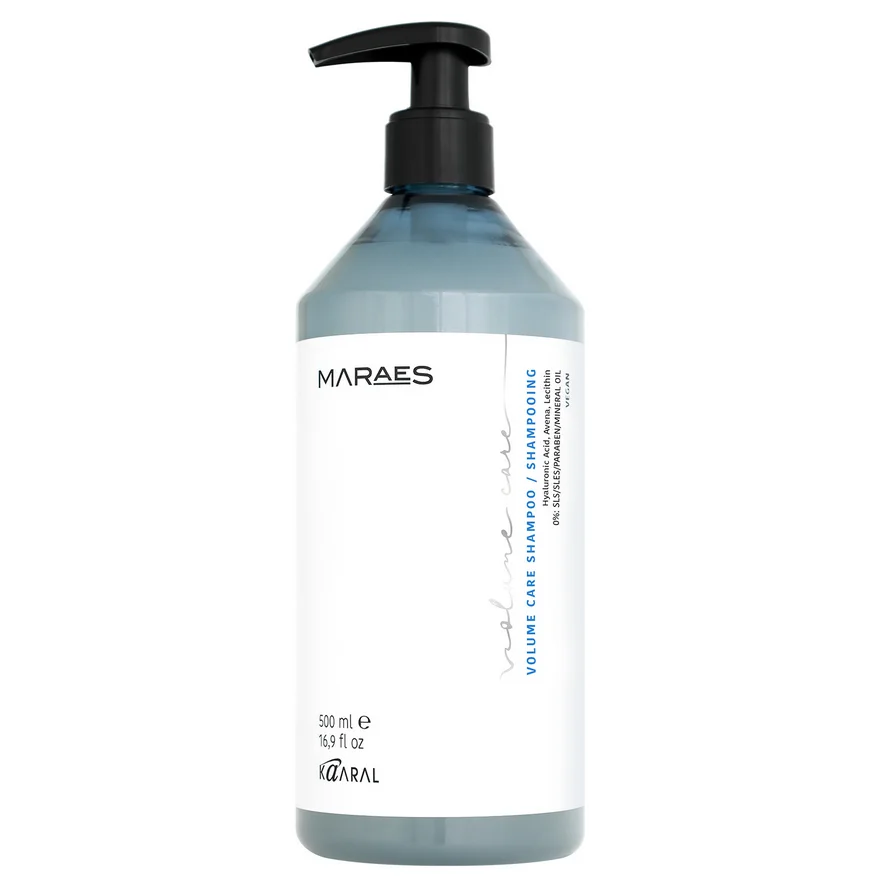 Kaaral Maraes Vegan Volume Care Shampoo Шампунь для об’єму волосся з гіалуроновою кислотою, лецитином та вівсом 500 мл.