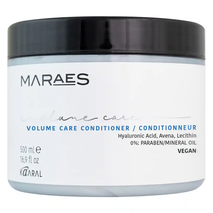 Kaaral Maraes Vegan Volume Care Conditioner Кондиціонер для об’єму волосся з гіалуроновою кислотою, лецитином та вівсом 500 мл.