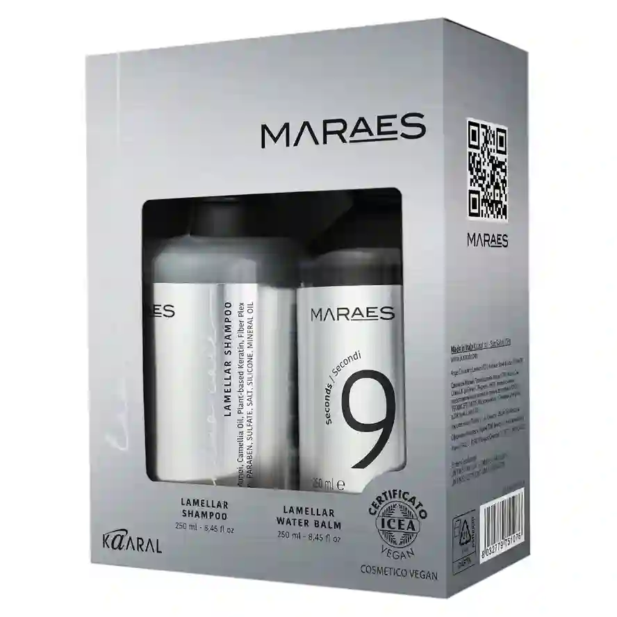 Kaaral Maraes Vegan Lamino Care Travel Kit Дорожній набір для догляду за волоссям після ламінування 2х100 мл.