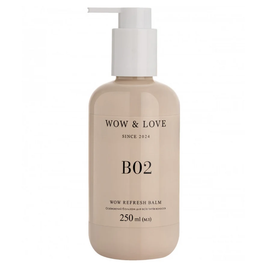 Wow&Love B02 Wow Refresh Balm Освежающий бальзам для всех типов волос