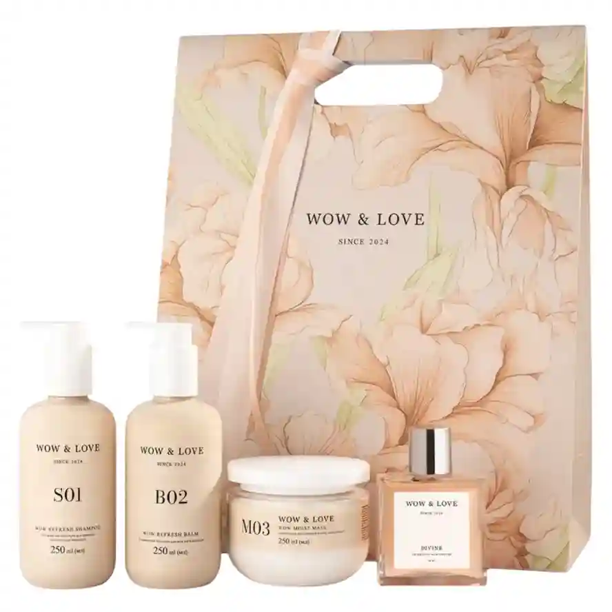 Wow&Love Wow Refresh Discovery Pack Освежающий набор для всех типов волос 250/250/250/60 мл.