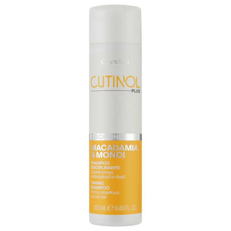 Oyster Cosmetics Cutinol Plus Macadamia & Monoi Oil Discipline Shampoo Шампунь для неслухняного волосся 250 мл.